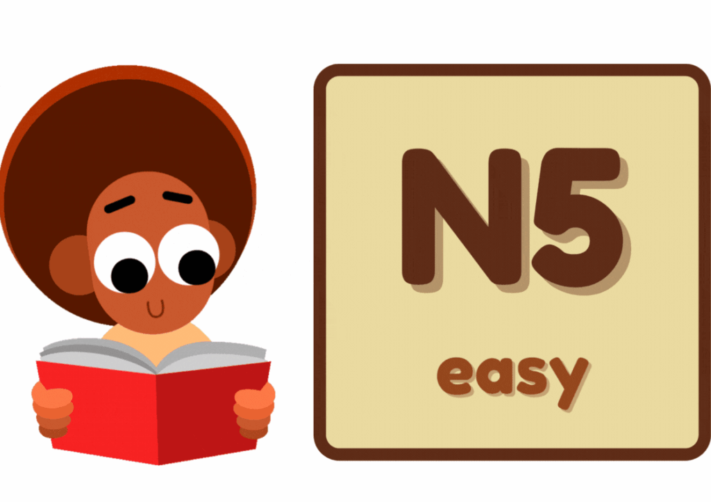 n5 vocabulary list