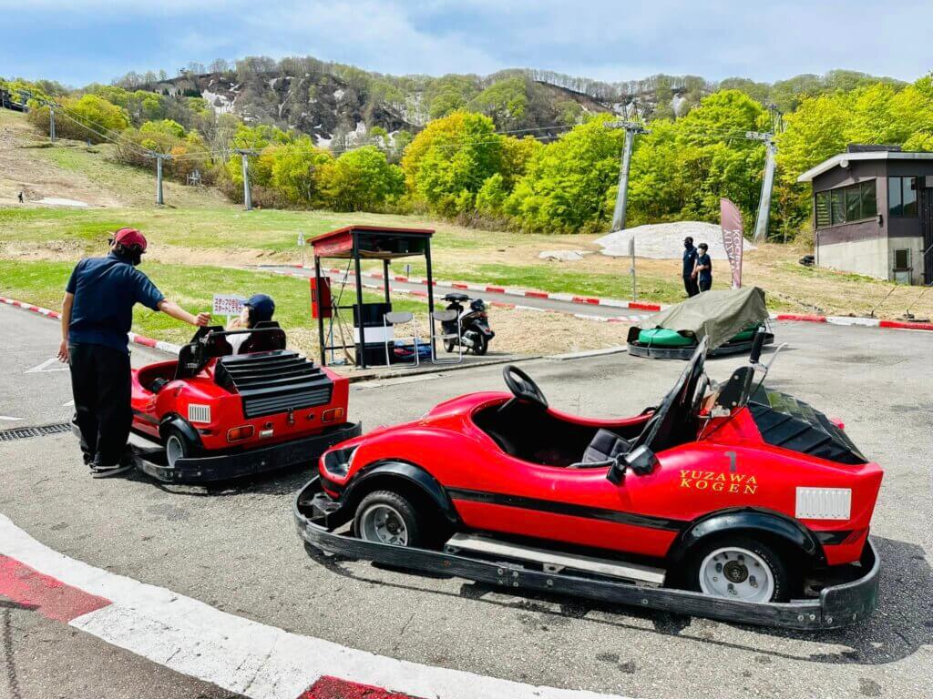 Yozawa kogen mountain go-cart