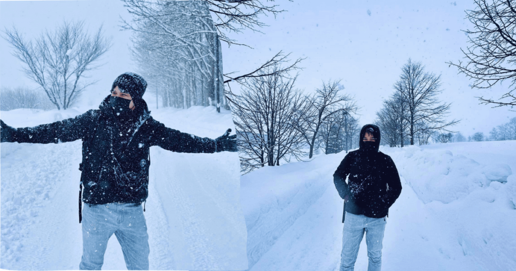 inside moerenuma park in hokkaido