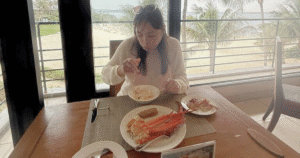 lunch beffet at corallo hotel moonbeach