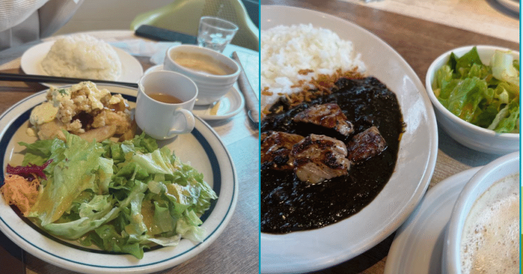 lunch at pop over cafe near Nagoya castle
