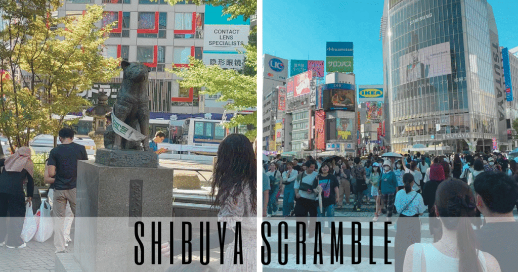 Shibuya scramble and Hachiko