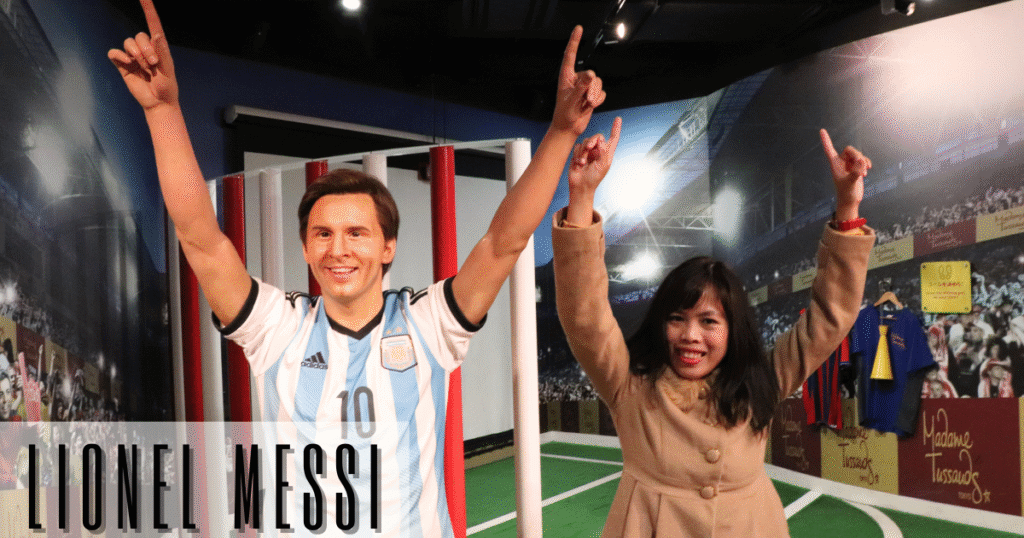 lionel messi madame tussauds tokyo