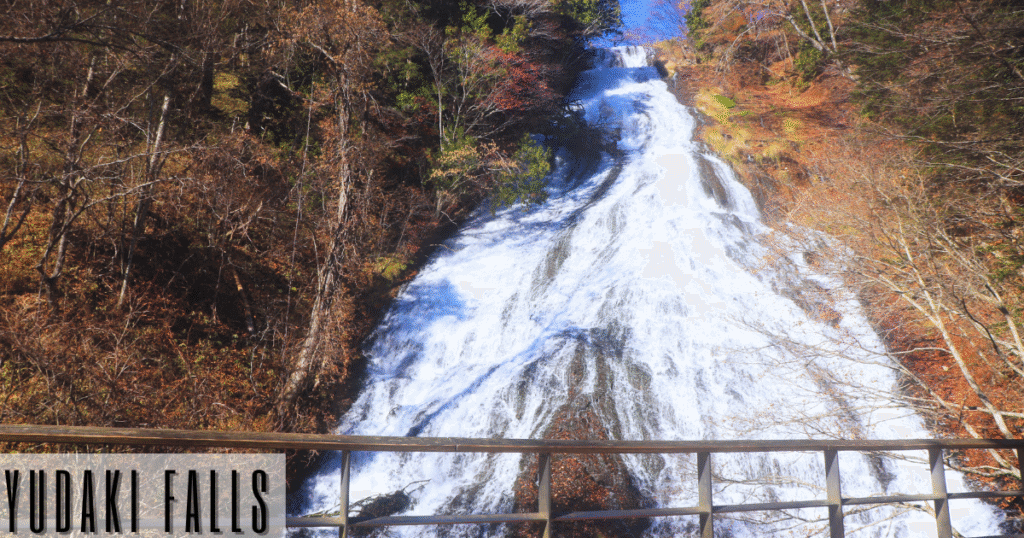 Nikko day trip. Third stop, Yudaki falls.