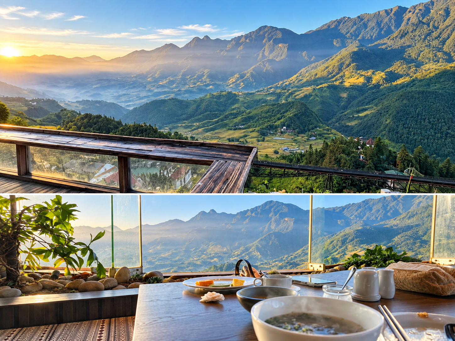 Mountain views at Viettrekking in Sapa