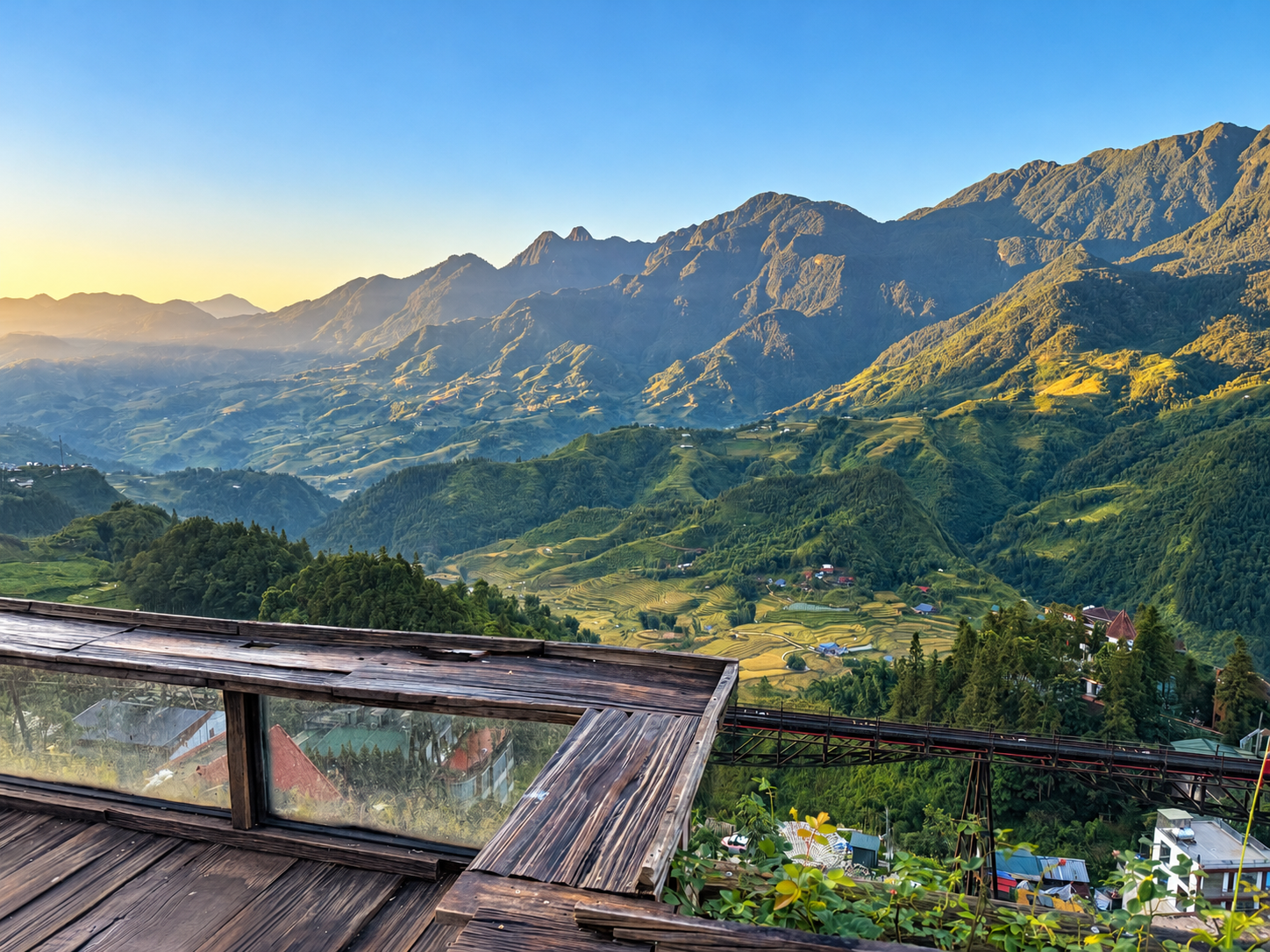 Our mountain-view accommodation in Sapa