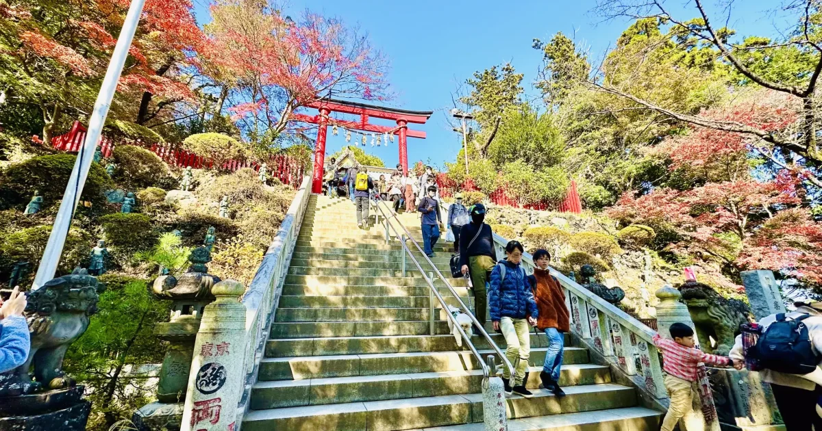 Tori gate to Yakuo-in