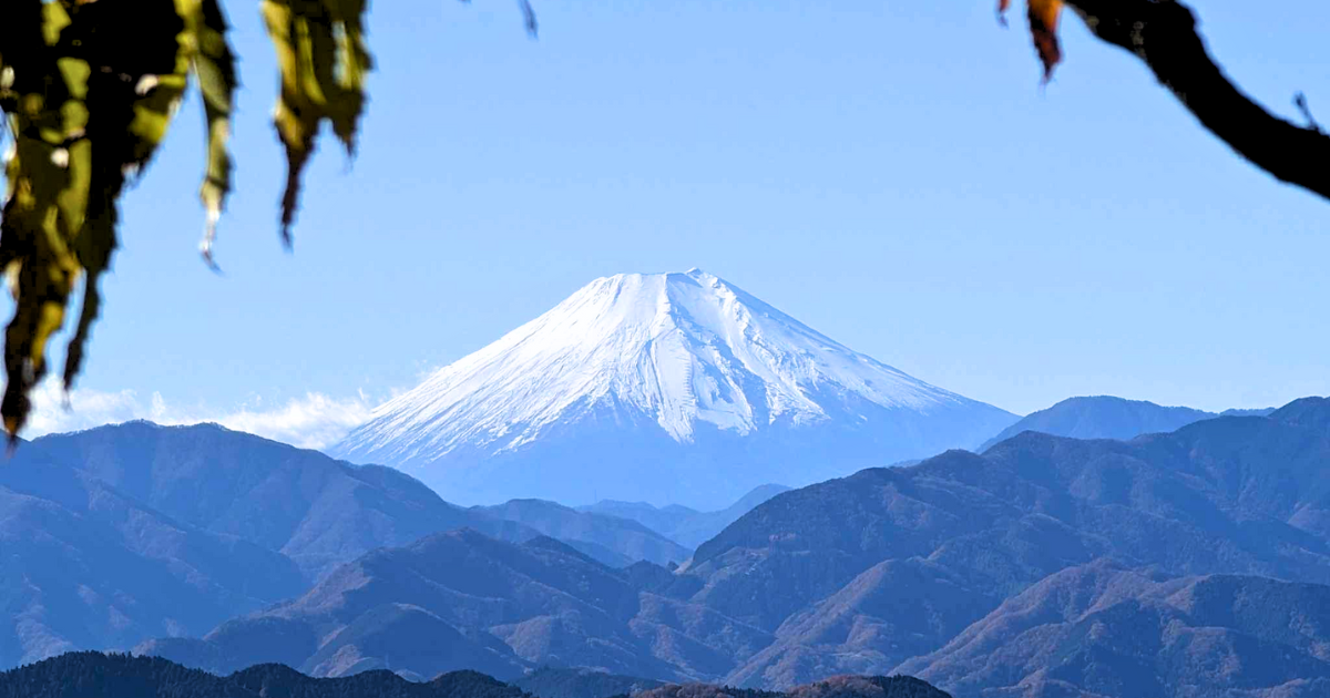mt fuji view from mt takao